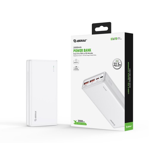 Portable Charger, 22.5W 20000Mah USB C in & Out Power Bank Fast Charging - Picture 8 of 14