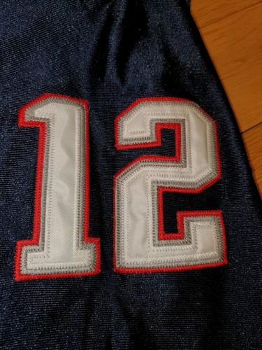 Camiseta de colección 2004 Reebok Tom Brady New England Patriots auténtica del equipo de la NFL 54 - Imagen 13 de 23