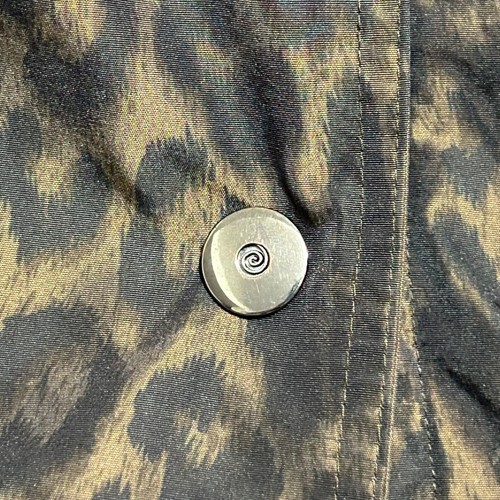 PORTRAIT Reversible Rain Jacket Womens XL Leopardcore Dark Academia Gothcore - Picture 5 of 6