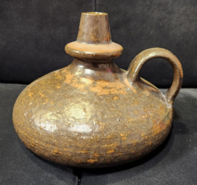 9.3 signed Studio Pottery Keramik Ceramic Ufo Vase Rudi Stahl 7038-12