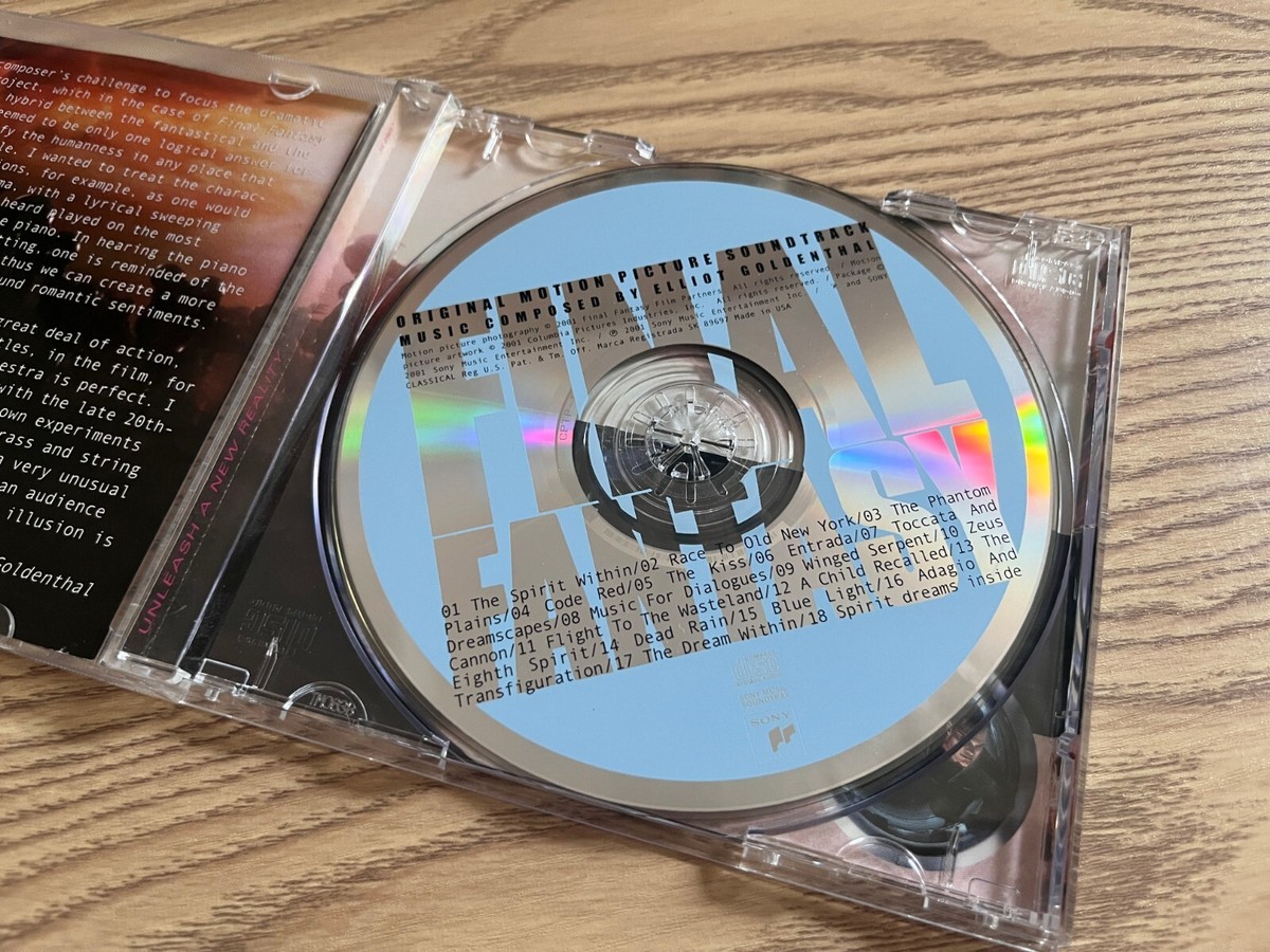 Final Fantasy The Spirits Within Original Soundtrack OST CD Elliot