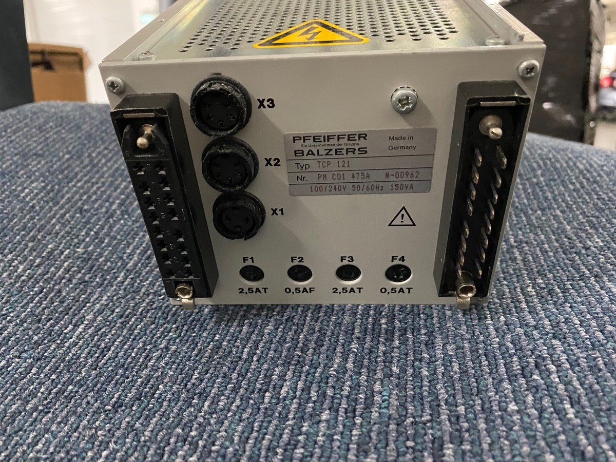 Pfeiffer Balzers TCP 121 Turbo Pump Controller | eBay Pfeiffer Balzers TCP 121 Turbo Pump Controller | eBay