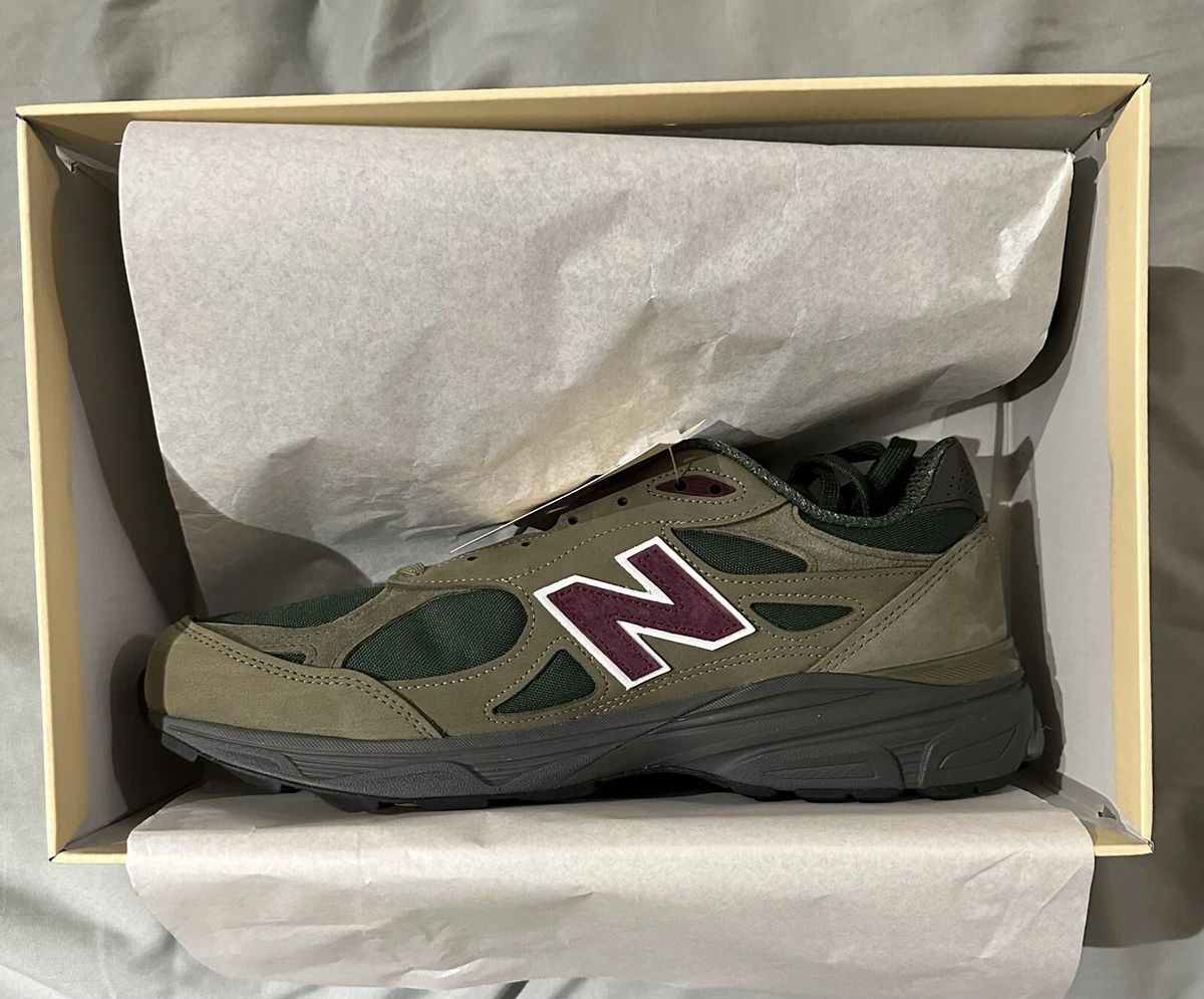 New Balance 990v3 MiUSA Teddy Santis Green Purple M990GP3 Size 