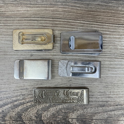 Lot of 5 Assorted Money Clips - Picture 2 of 2