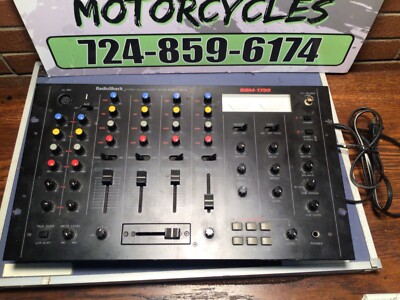 Radio Shack Optimus Stereo Sound Mixer Sound Effect Echo SSM-1750 DJ Mic Input.