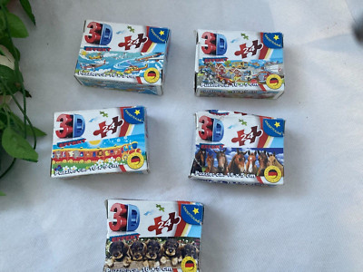 Kinder 3D Effekt 24 Mini Puzzle Pack 5 Größe: 16x5cm Kostenloser Versand Neu!!