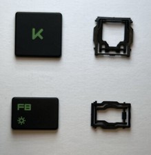 Razer Blade 14" 2013  GREEN INDIVIDUAL LAPTOP KEYBOARD KEYS KEYCAPS RZ09-0102 