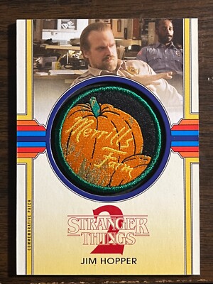 2019 Topps Stranger Things 2 #CP-JHM Jim Hopper Merrill's Farm Patch