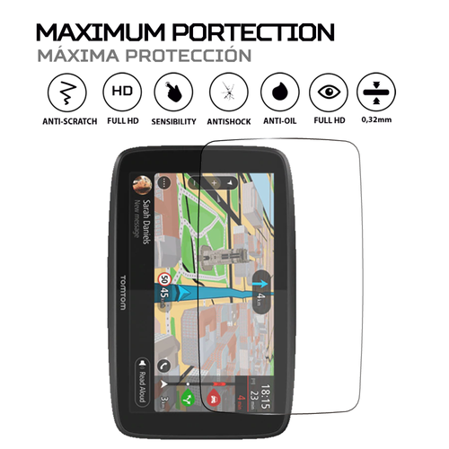 ANTISHOCK Screen protector for TomTom GO 6200 - Picture 2 of 6