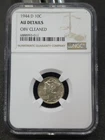 1944 D Mercury Dime AU Details