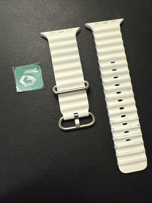 Apple Watch Ultra Ocean Band 49mm (42/44/45/46) Genuine OEM White *C Grade*