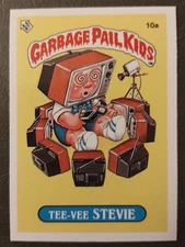 Garbage Pail Kids OS1 1985 - UK mini - Tee-Vee Stevie 10a- EX