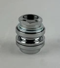 Chrome 1" Threaded Bicycle Headset BMX Cruiser Lowrider Vintage RatRod Bike Fork