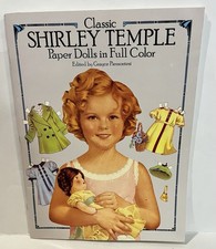 Classic Shirley Temple Paper Dolls in Full Color, 1986, 18 Costumes, Uncut