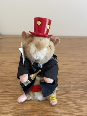 Gemmy Vintage tanzender und singender Hamster - Feier - mit Etikett