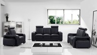 Design Ledersofa Couch Garnituren 3+2+1 Sitzer Garnitur Sofagarnitur Sofa Leder
