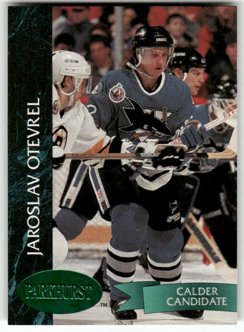 1992-93 Parkhurst #399 Jaroslav Otevrel Emerald Ice San Jose Sharks Rookie