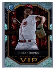 2025 Bowman #VIP-7 Chase Burns Very Important Prospects Mojo Refractor