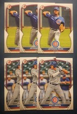 Matt Mervis & Jefferson Rojas 1st 2023 Bowman Prospects Chicago Cubs Lot Of 6
