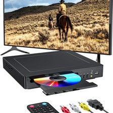 DVD Players for Smart TV with HDMI, That Play All Regions, Black