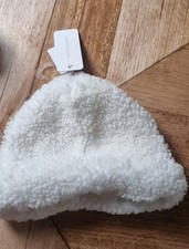 David Jones - Girls Skyla Teddy Fur Beanie - Size M RRP 24.95 4 Years