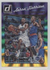 2016-17 Panini Donruss Green & Yellow Holo Laser Aaron Harrison #48 0g45