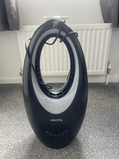 Bladeless Tower Fan 50W Quiet Electric with Remote Control 3 Speeds Cooling Fan