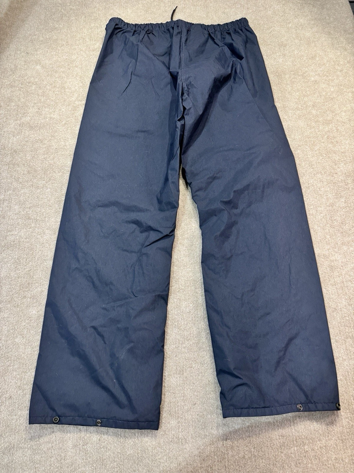 Gore Tex 10X Rainwear Vintage Sports Waterproof Pants Bottoms Size Large Blue