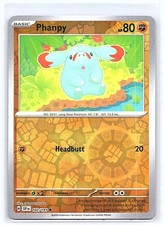 CARTA POKEMON TCG PHANPY 102/191 REVERSE HOLO SURGING SPARKS