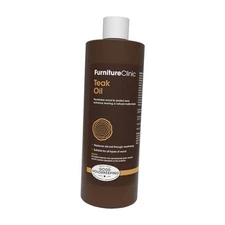  Teak Oil | Wood Oil Protects & Cleans Outdoor & Indoor 500ml / 17 Fl Oz