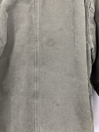 Vintage Carhartt coperta foderata cappotto giacca lavoro uomo XL verde CO2 MOS made in USA - Foto 7 di 13