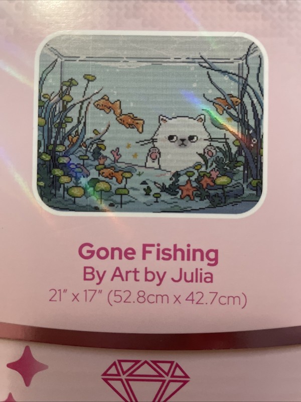 Diamond Art Club - Gone Fishing By Art By Julia