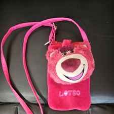 Miniso Toy Story Pink Lotso Bear Phone Bag Purse Disney World