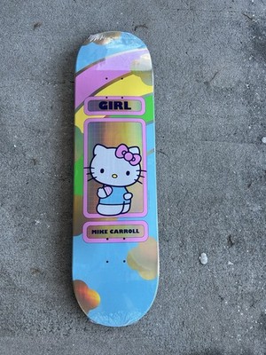 Girl Skateboards Hello Kitty Gold Foil Mike Carrol 8.5'' Deck New LTD Edition