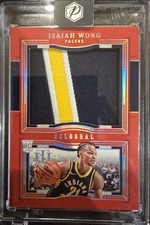 2023-24 Panini National Treasures Isaiah Wong Rookie Patch Indiana Pacers /8