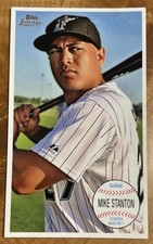 2011 Topps Lineage Mike Stanton Box Topper 1964 Design Florida Marlins NRMT/MT