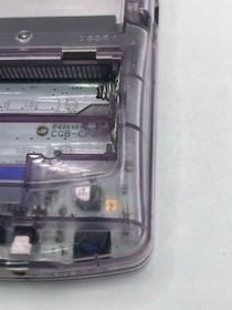 Nintendo Game Boy Color Handheld System Atomic Purple CGB-001 TESTED Works!