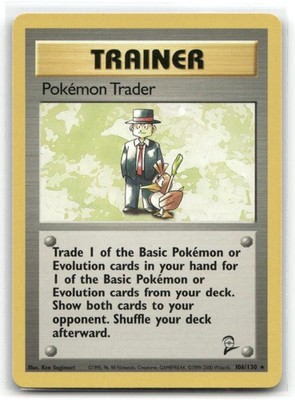 Pokemon Trader Base Set 2 106/130 LP Pokemon