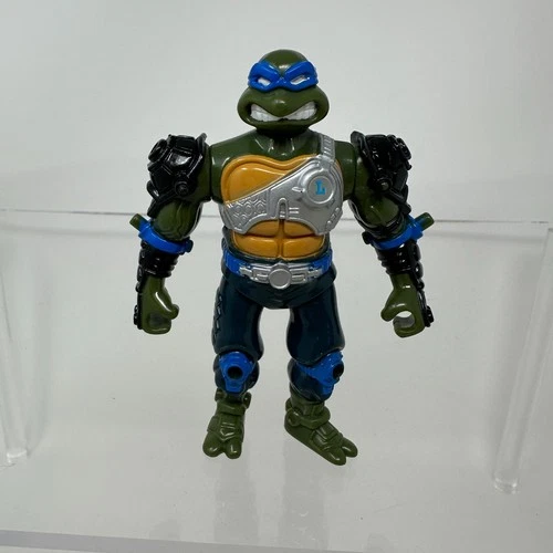 Teenage Mutant Ninja Turtles Metal Mutants Leonardo Figure 4" TMNT Vintage