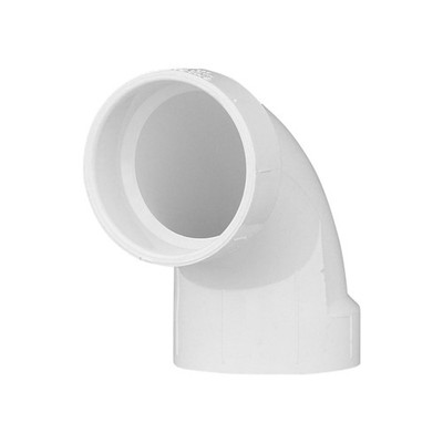 Charlotte Pipe PVC003001000 Sch 40 PVC 90 Degree Elbow 2 Hub Dia. in.