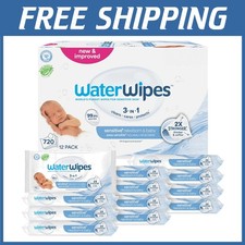 720 Count Sensitive Baby Wipes - 99.9 Water