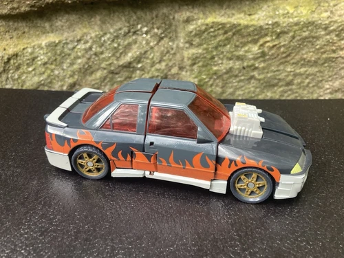 Vintage 2002 Transformers Runamuck Figure Decepticon Cybertron Deluxe Hasbro