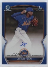 2023 Bowman Chrome Prospect Blue Refractor /150 Junior Tilien #CPA-JT Auto 1u4