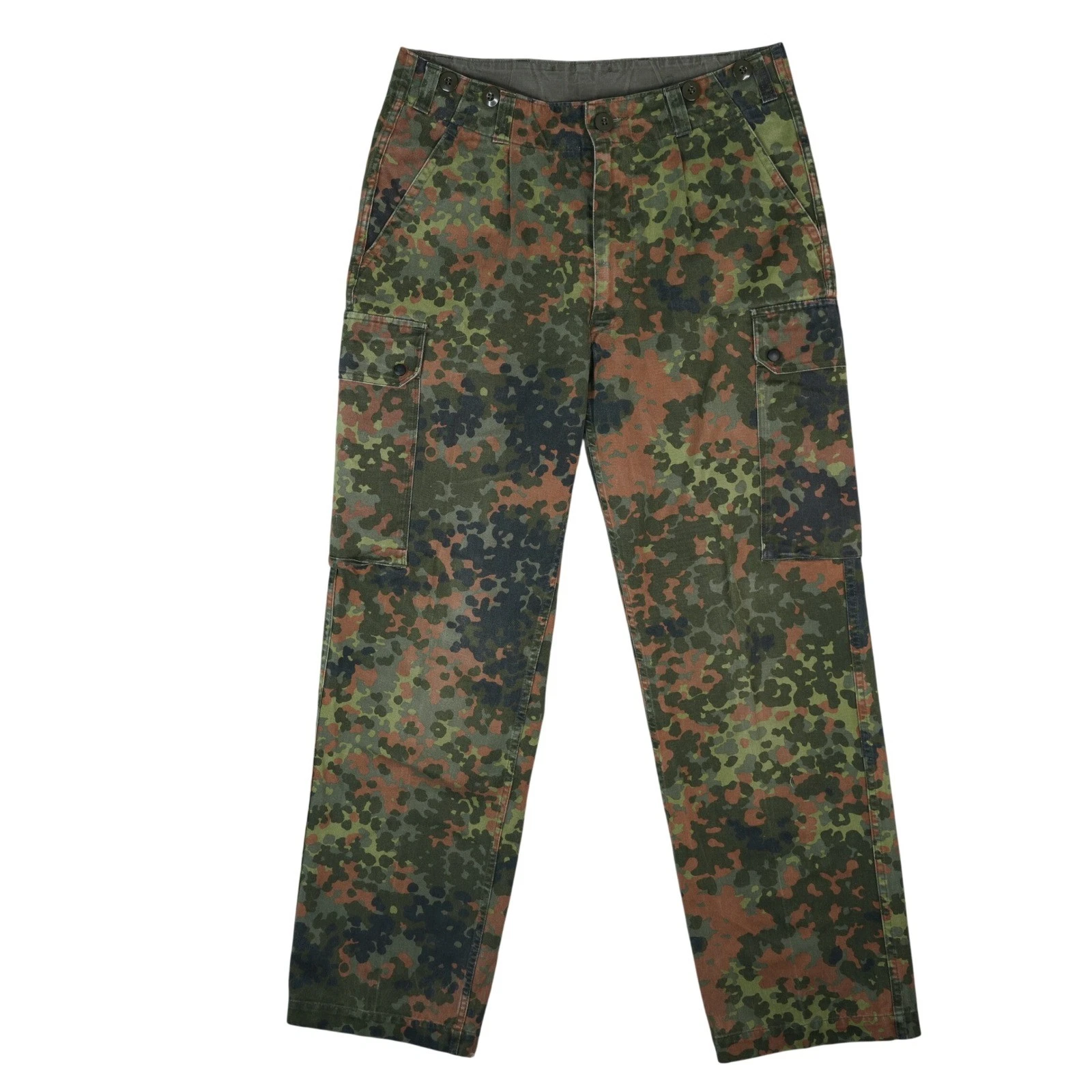 Vtg Feuchter Ringelai Cargo Pants Mens 32x30 Flecktarn German Military Camo 1997