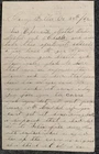 95th Illinois Infantry Civil War Letter Tennessee October 10,1862