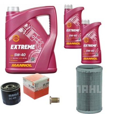MAHLE Inspektionspaket 7L MANNOL 5W-40 Extreme für Alfa Romeo 156 Sportwagon