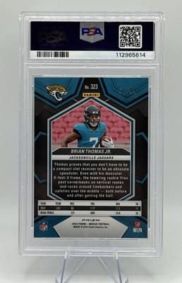 2024 Panini Mosaic - Rookies Brian Thomas Jr. #323 Blue Mosaic