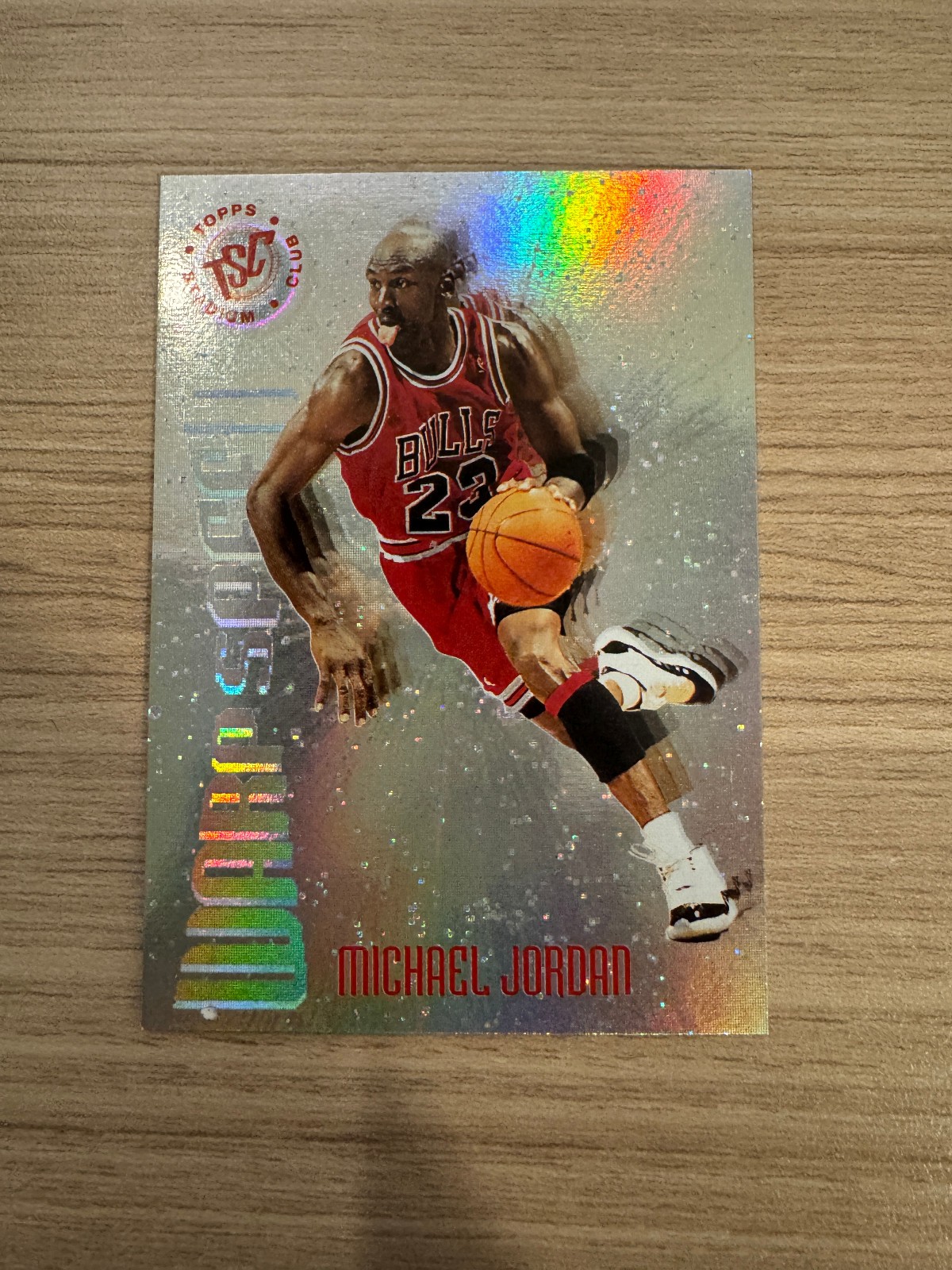 Michael Jordan #WS1 Basketball Cards 1995 Stadium Club Warp Speed trading card — raw and PSA graded price guide