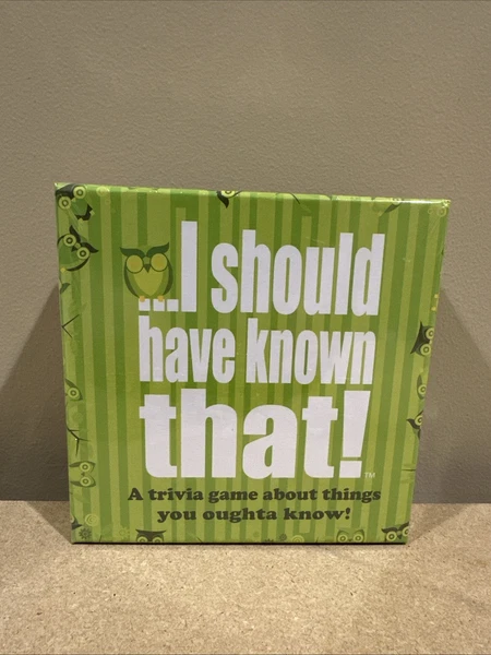 I Should Have Known That! A Trivia Game About Things You Oughta Know Board Games