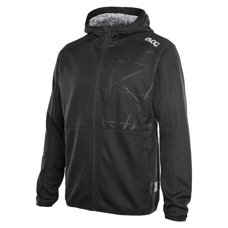 EVOC Mens Black Hoody Jacket - Lightweight Breathable Cold-Weather 24890₽